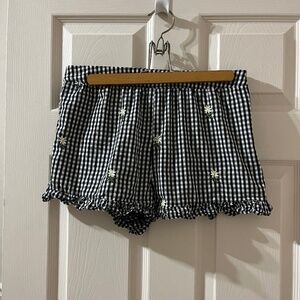 Miami gingham shorts